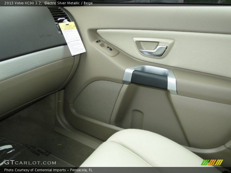 Electric Silver Metallic / Beige 2013 Volvo XC90 3.2