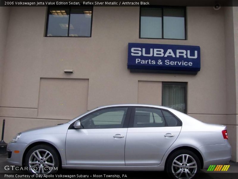 Reflex Silver Metallic / Anthracite Black 2006 Volkswagen Jetta Value Edition Sedan