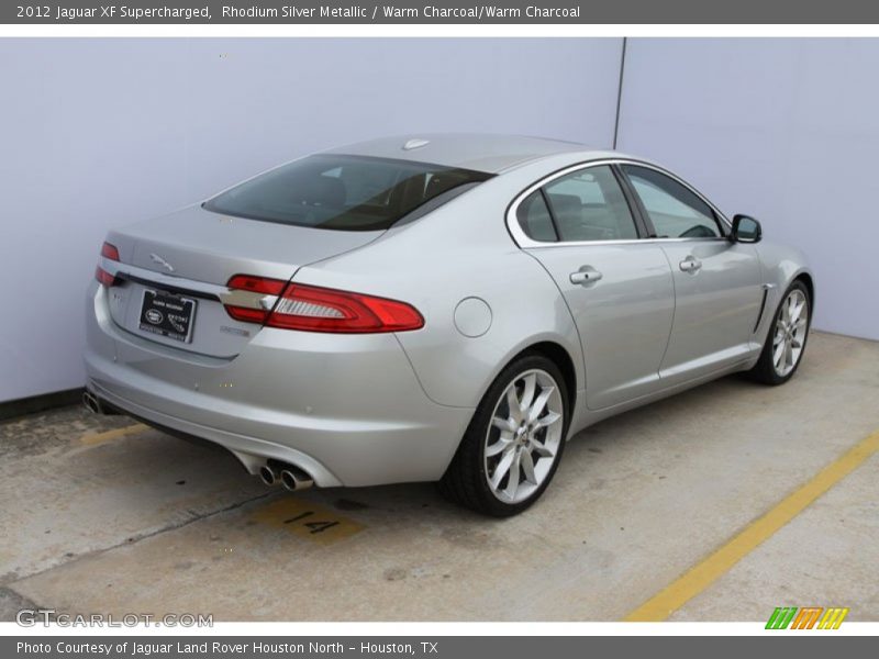 Rhodium Silver Metallic / Warm Charcoal/Warm Charcoal 2012 Jaguar XF Supercharged