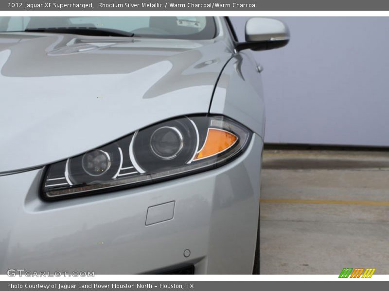 Rhodium Silver Metallic / Warm Charcoal/Warm Charcoal 2012 Jaguar XF Supercharged