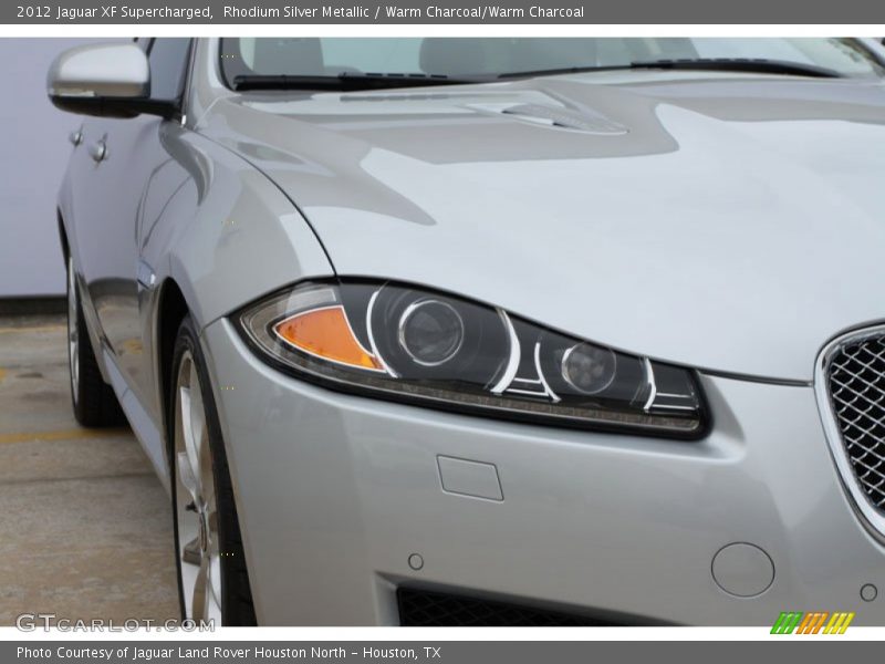 Rhodium Silver Metallic / Warm Charcoal/Warm Charcoal 2012 Jaguar XF Supercharged