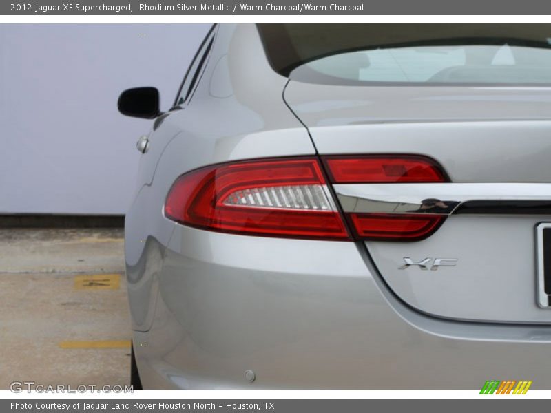 Rhodium Silver Metallic / Warm Charcoal/Warm Charcoal 2012 Jaguar XF Supercharged