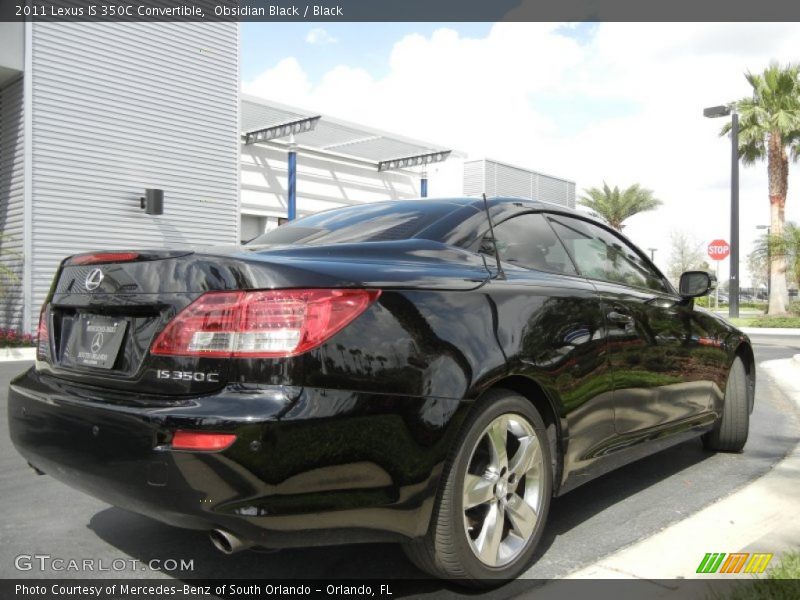 Obsidian Black / Black 2011 Lexus IS 350C Convertible