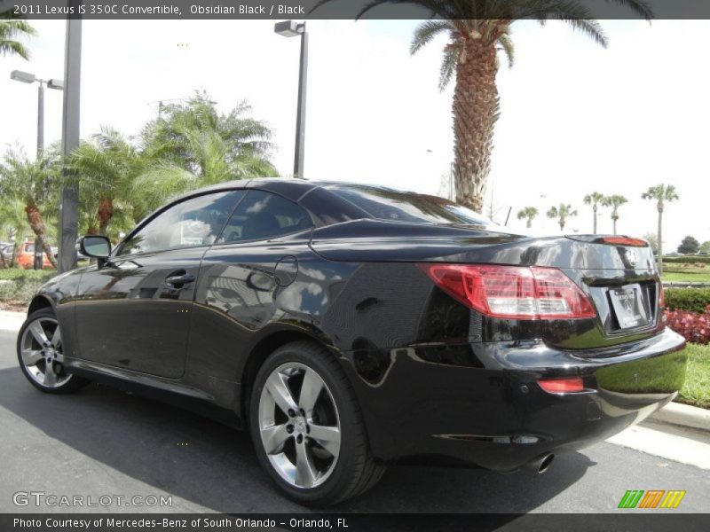 Obsidian Black / Black 2011 Lexus IS 350C Convertible