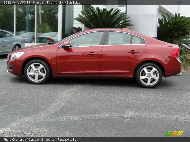  2012 S60 T5 Flamenco Red Metallic