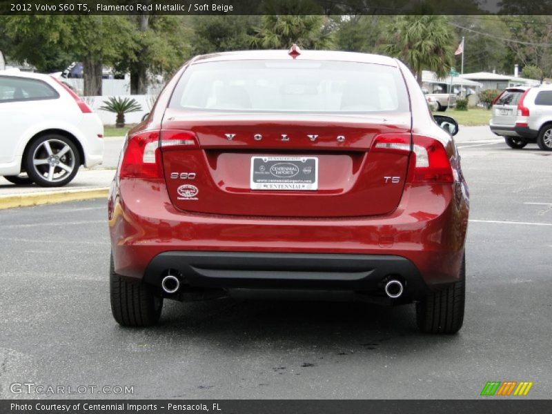 Flamenco Red Metallic / Soft Beige 2012 Volvo S60 T5