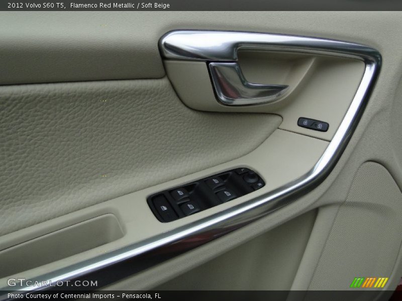 Flamenco Red Metallic / Soft Beige 2012 Volvo S60 T5