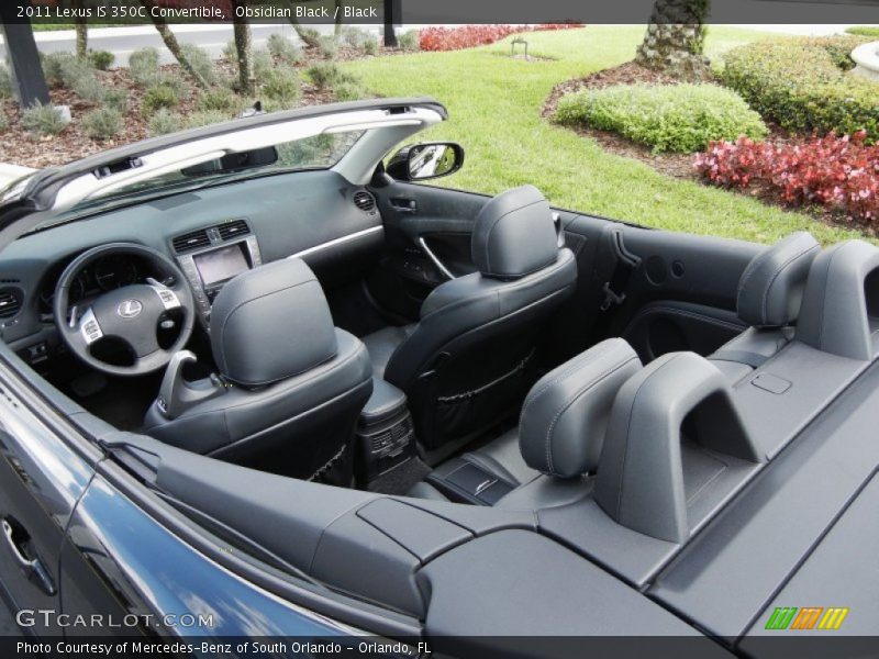 Obsidian Black / Black 2011 Lexus IS 350C Convertible