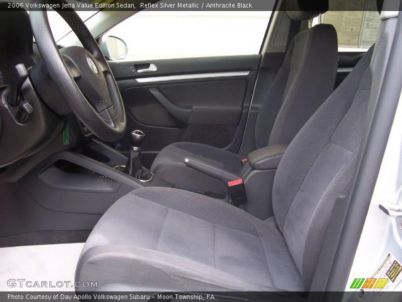 Reflex Silver Metallic / Anthracite Black 2006 Volkswagen Jetta Value Edition Sedan
