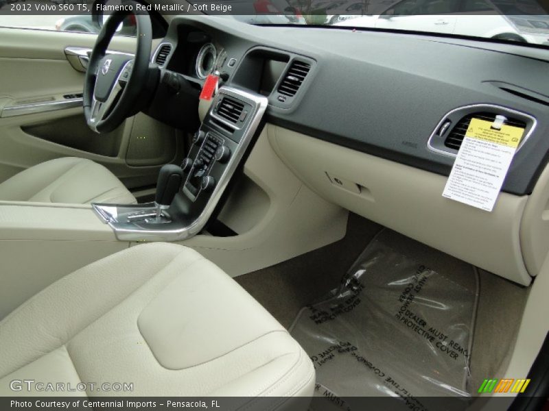 Flamenco Red Metallic / Soft Beige 2012 Volvo S60 T5