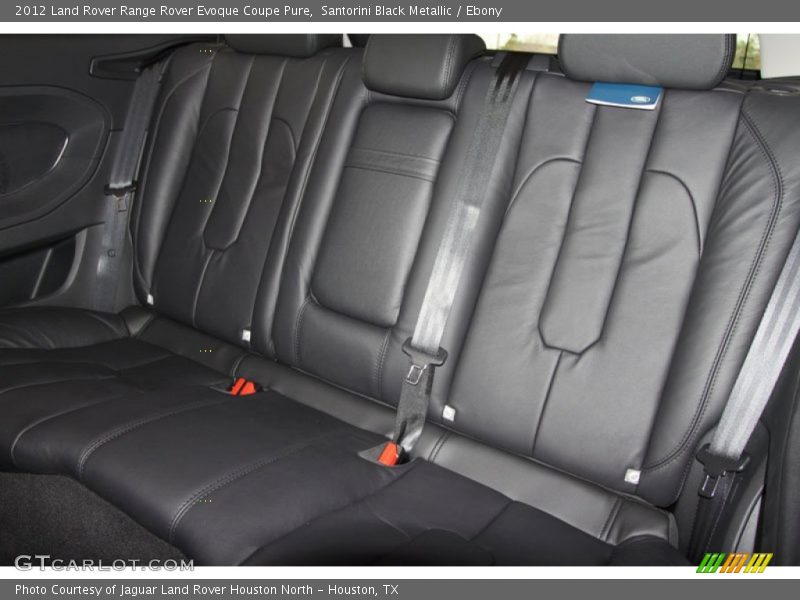 Rear Seat of 2012 Range Rover Evoque Coupe Pure