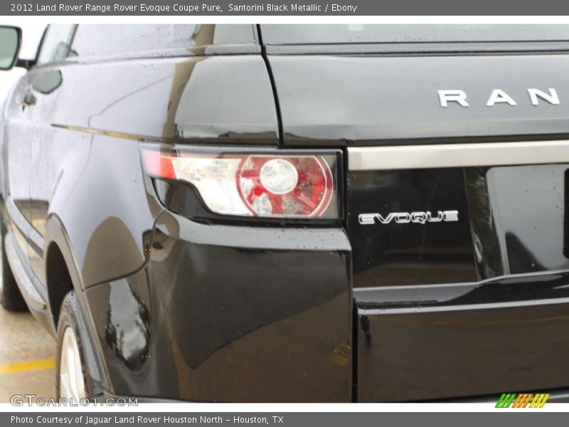 Santorini Black Metallic / Ebony 2012 Land Rover Range Rover Evoque Coupe Pure