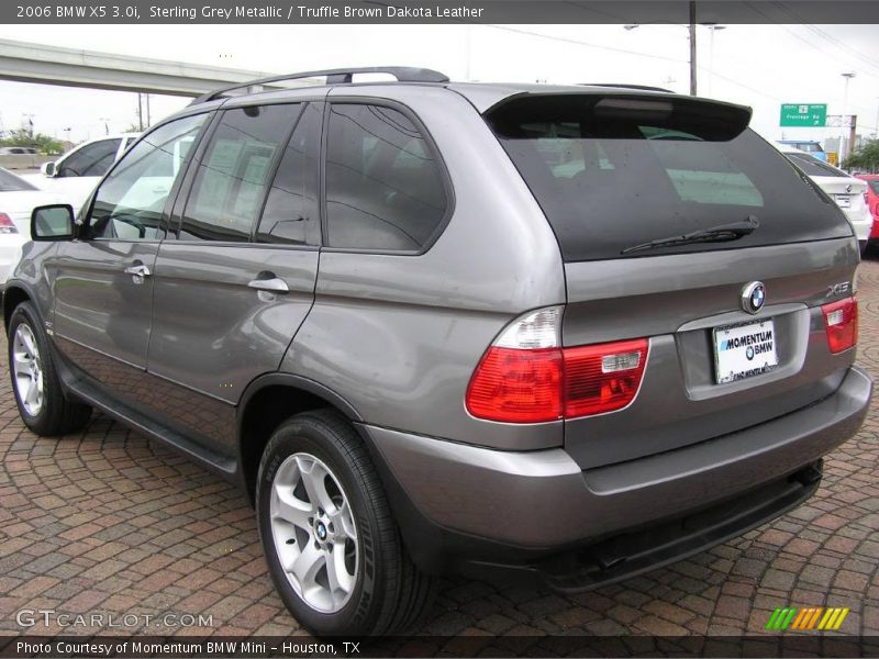 Sterling Grey Metallic / Truffle Brown Dakota Leather 2006 BMW X5 3.0i