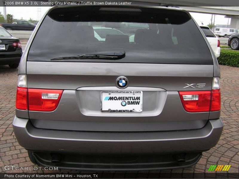 Sterling Grey Metallic / Truffle Brown Dakota Leather 2006 BMW X5 3.0i