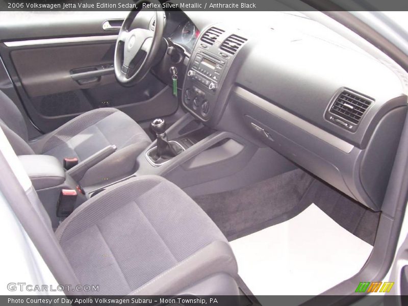 Reflex Silver Metallic / Anthracite Black 2006 Volkswagen Jetta Value Edition Sedan