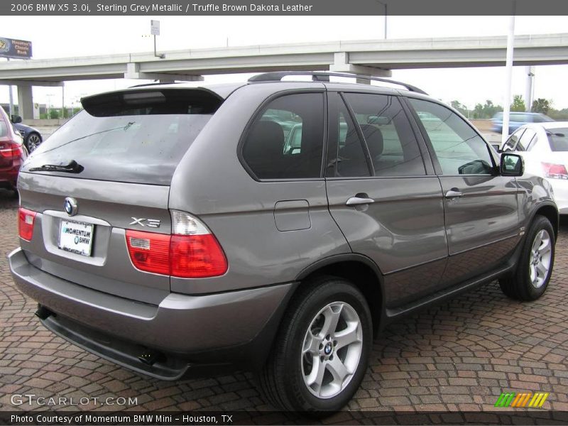 Sterling Grey Metallic / Truffle Brown Dakota Leather 2006 BMW X5 3.0i
