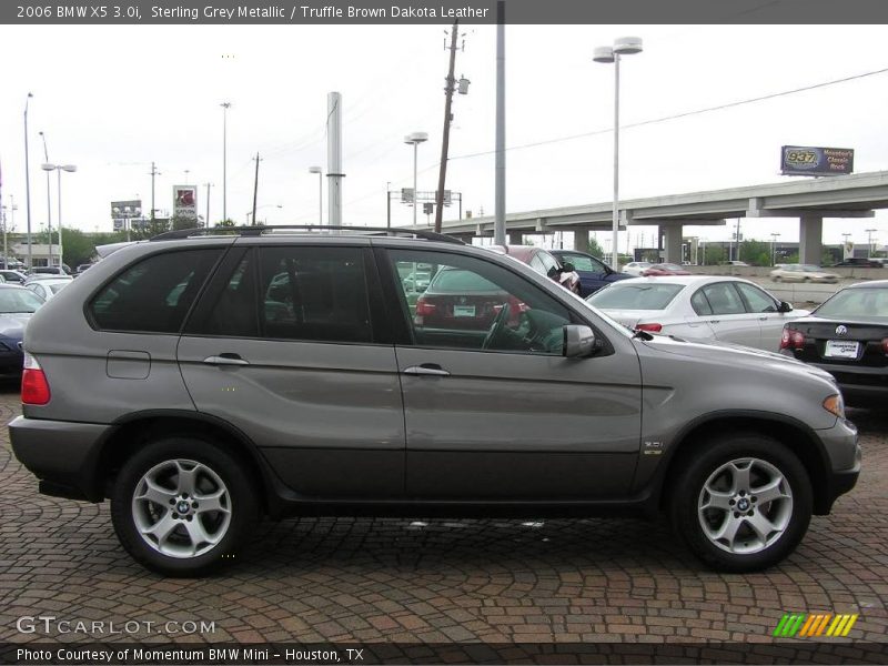 Sterling Grey Metallic / Truffle Brown Dakota Leather 2006 BMW X5 3.0i
