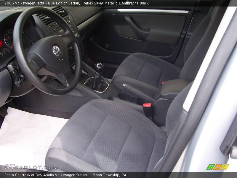 Reflex Silver Metallic / Anthracite Black 2006 Volkswagen Jetta Value Edition Sedan