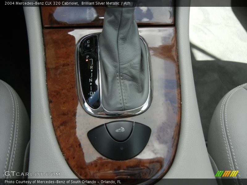 Brilliant Silver Metallic / Ash 2004 Mercedes-Benz CLK 320 Cabriolet