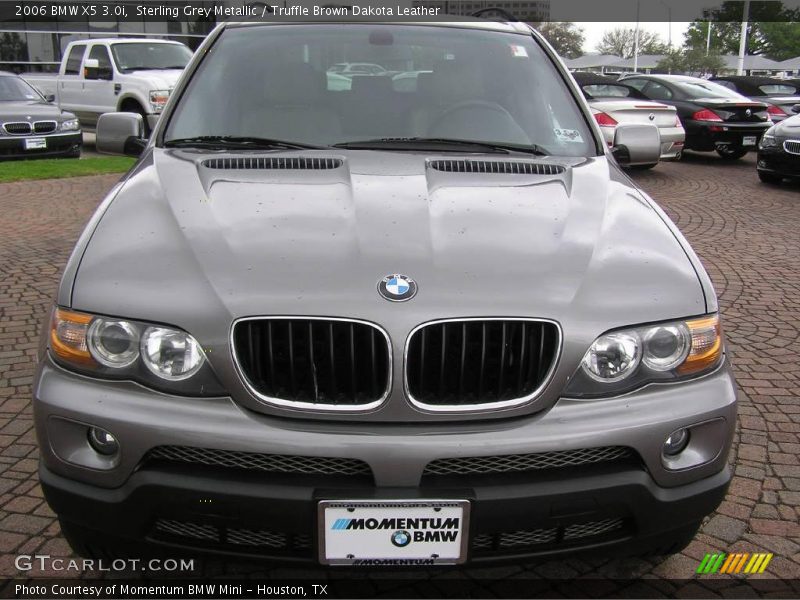 Sterling Grey Metallic / Truffle Brown Dakota Leather 2006 BMW X5 3.0i