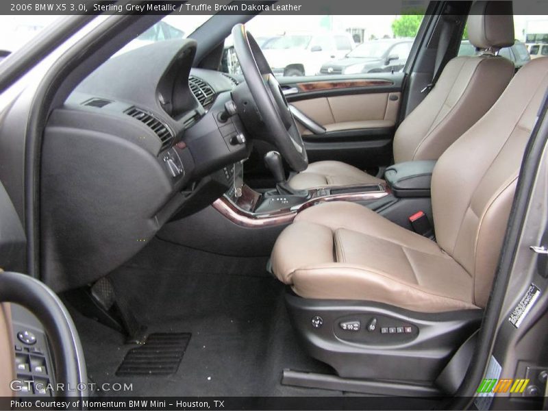 Sterling Grey Metallic / Truffle Brown Dakota Leather 2006 BMW X5 3.0i