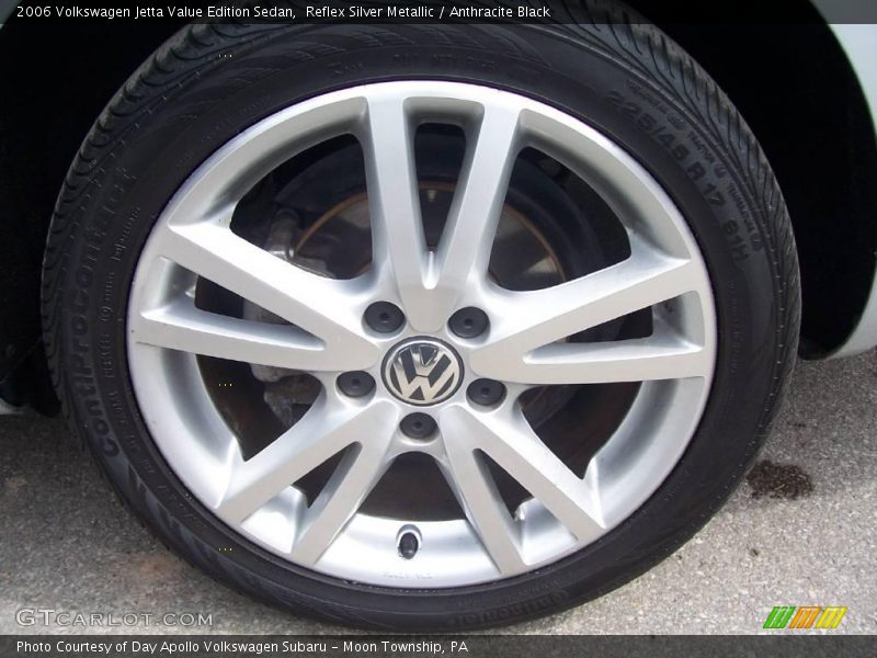 Reflex Silver Metallic / Anthracite Black 2006 Volkswagen Jetta Value Edition Sedan