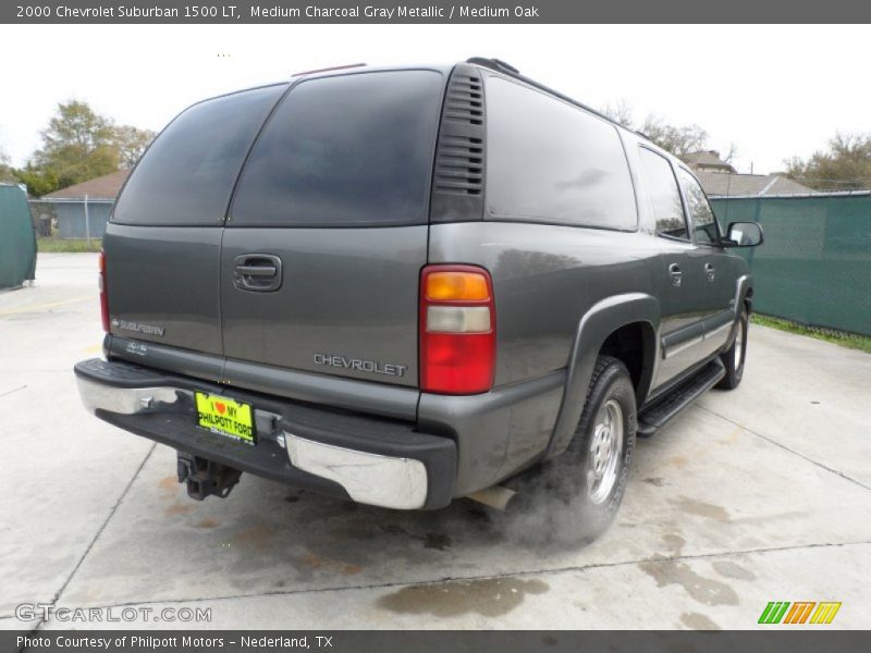 Medium Charcoal Gray Metallic / Medium Oak 2000 Chevrolet Suburban 1500 LT