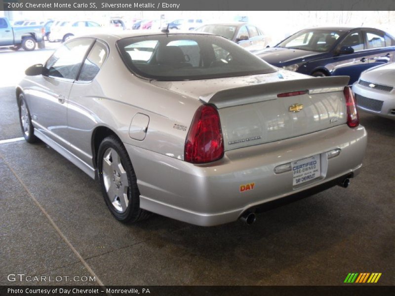 Silverstone Metallic / Ebony 2006 Chevrolet Monte Carlo SS