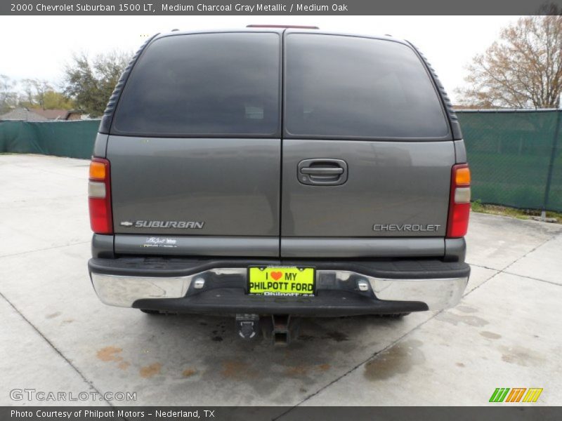 Medium Charcoal Gray Metallic / Medium Oak 2000 Chevrolet Suburban 1500 LT