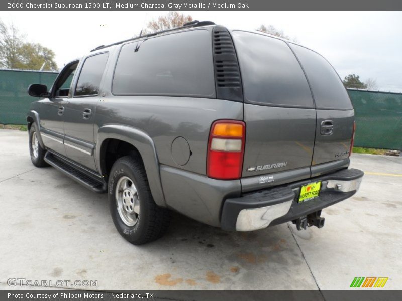 Medium Charcoal Gray Metallic / Medium Oak 2000 Chevrolet Suburban 1500 LT