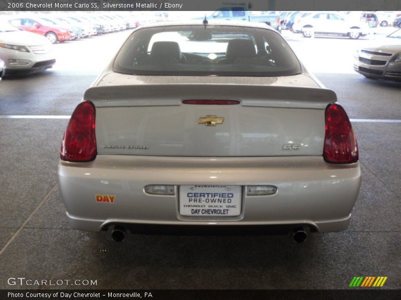 Silverstone Metallic / Ebony 2006 Chevrolet Monte Carlo SS