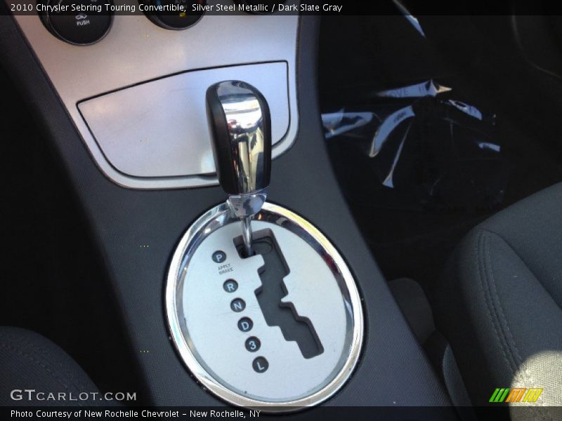 Silver Steel Metallic / Dark Slate Gray 2010 Chrysler Sebring Touring Convertible