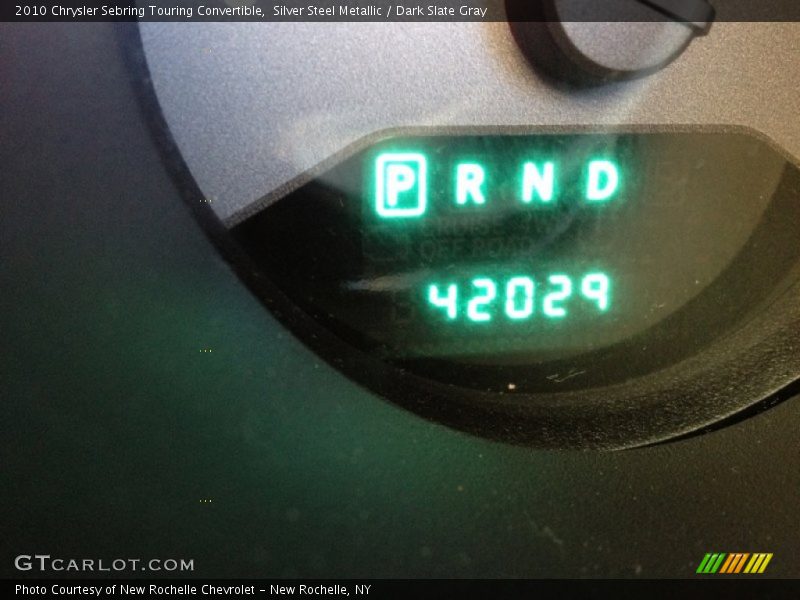 Silver Steel Metallic / Dark Slate Gray 2010 Chrysler Sebring Touring Convertible