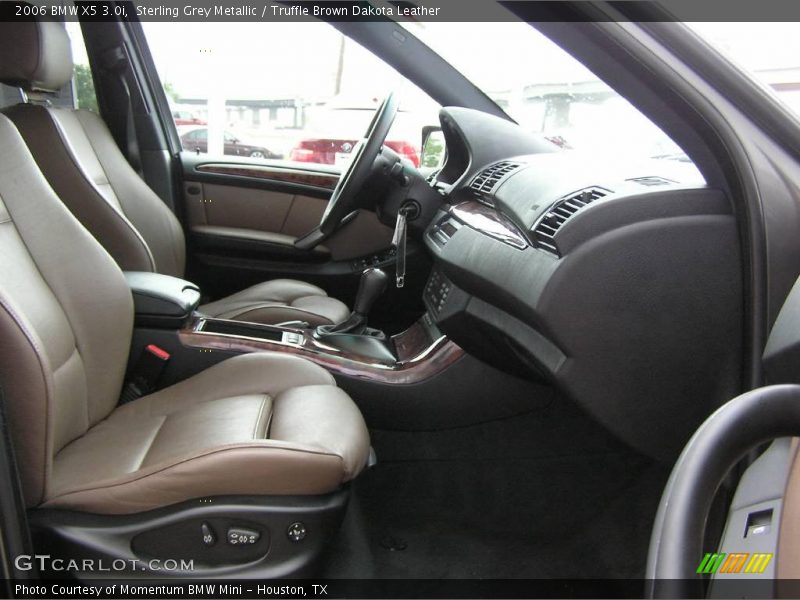 Sterling Grey Metallic / Truffle Brown Dakota Leather 2006 BMW X5 3.0i