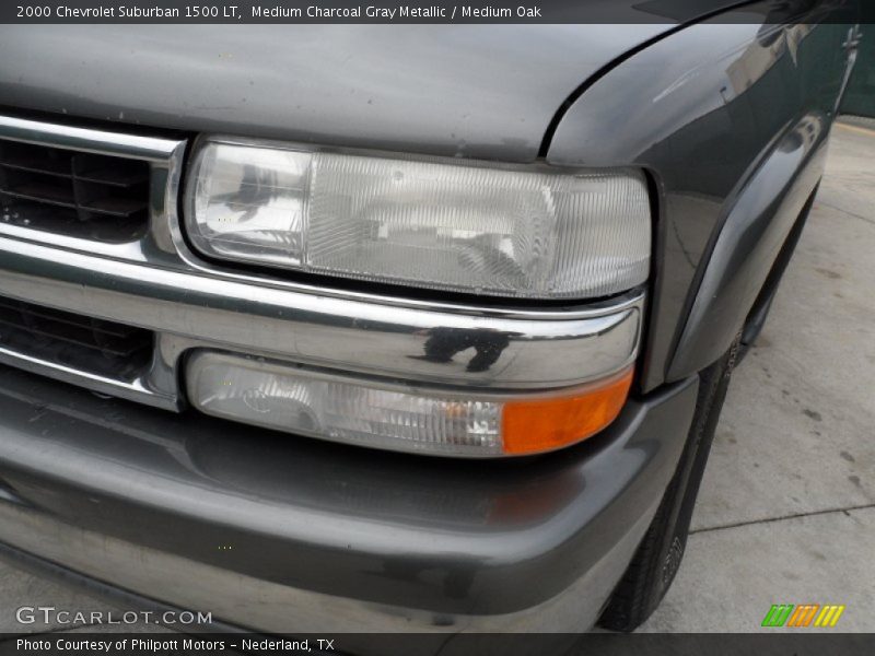 Medium Charcoal Gray Metallic / Medium Oak 2000 Chevrolet Suburban 1500 LT