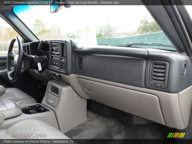 Medium Charcoal Gray Metallic / Medium Oak 2000 Chevrolet Suburban 1500 LT
