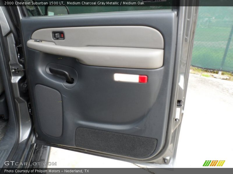 Medium Charcoal Gray Metallic / Medium Oak 2000 Chevrolet Suburban 1500 LT