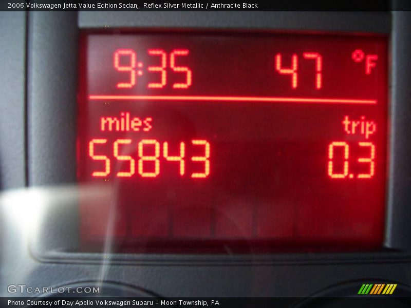 Reflex Silver Metallic / Anthracite Black 2006 Volkswagen Jetta Value Edition Sedan