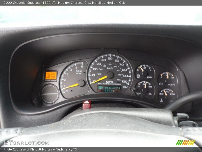  2000 Suburban 1500 LT 1500 LT Gauges