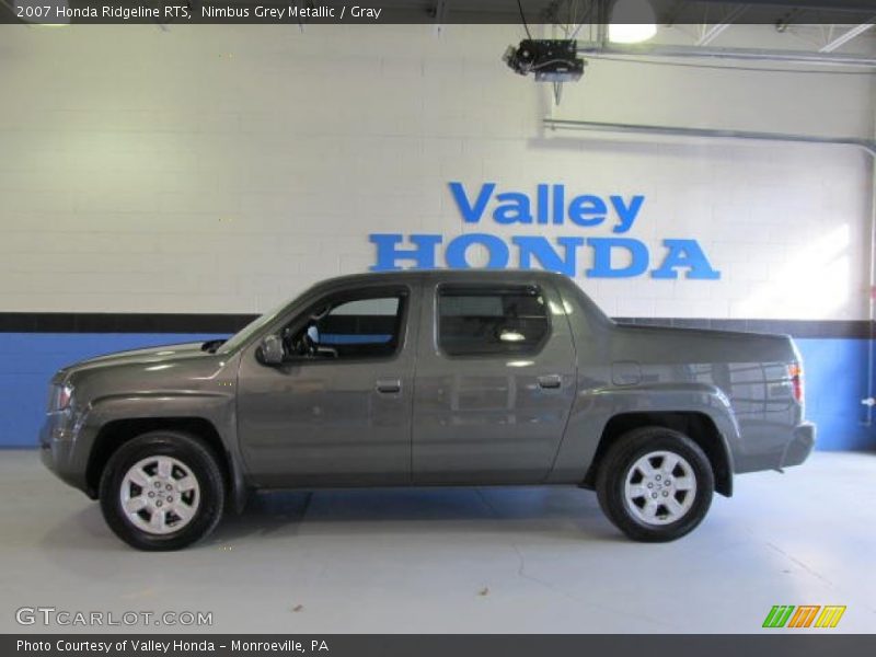 Nimbus Grey Metallic / Gray 2007 Honda Ridgeline RTS
