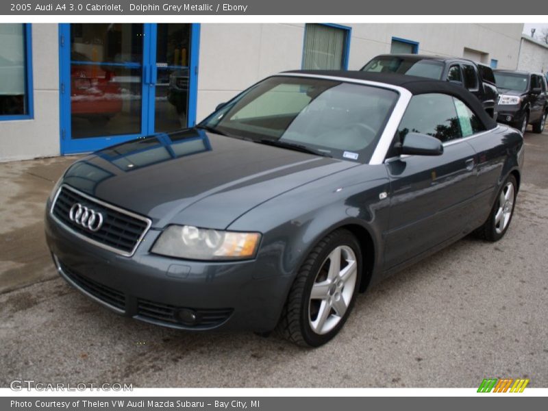 Dolphin Grey Metallic / Ebony 2005 Audi A4 3.0 Cabriolet