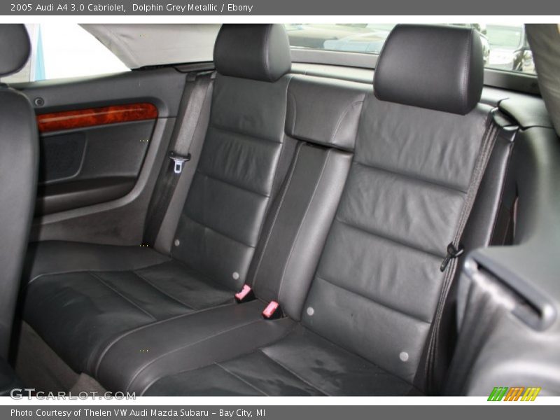 Dolphin Grey Metallic / Ebony 2005 Audi A4 3.0 Cabriolet