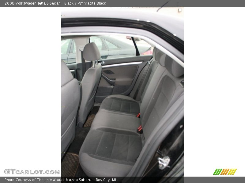 Black / Anthracite Black 2008 Volkswagen Jetta S Sedan