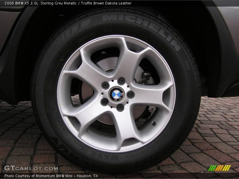 Sterling Grey Metallic / Truffle Brown Dakota Leather 2006 BMW X5 3.0i