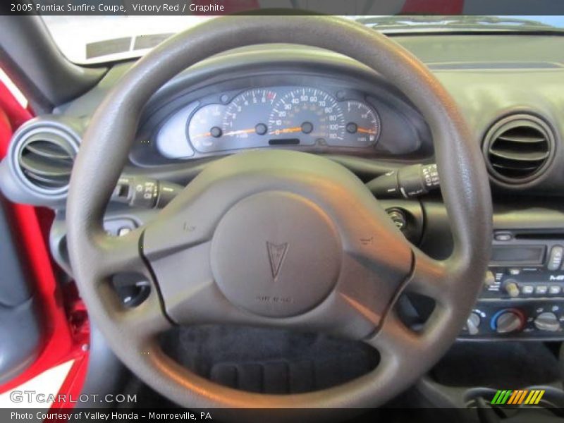 Victory Red / Graphite 2005 Pontiac Sunfire Coupe