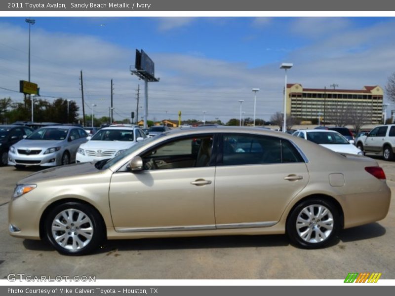 Sandy Beach Metallic / Ivory 2011 Toyota Avalon