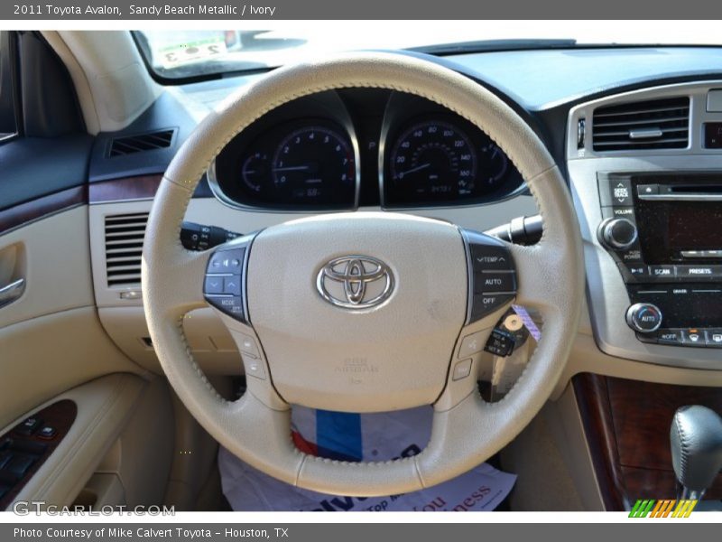 Sandy Beach Metallic / Ivory 2011 Toyota Avalon
