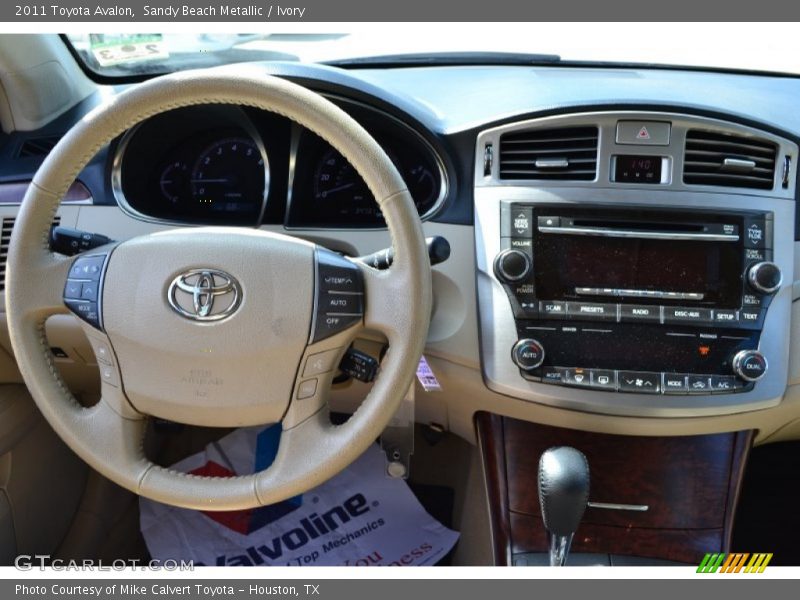 Sandy Beach Metallic / Ivory 2011 Toyota Avalon
