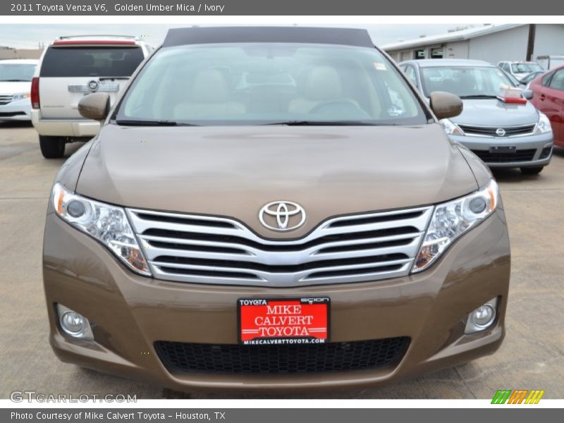 Golden Umber Mica / Ivory 2011 Toyota Venza V6