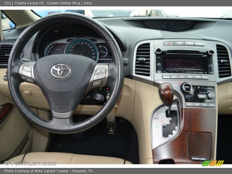 Golden Umber Mica / Ivory 2011 Toyota Venza V6